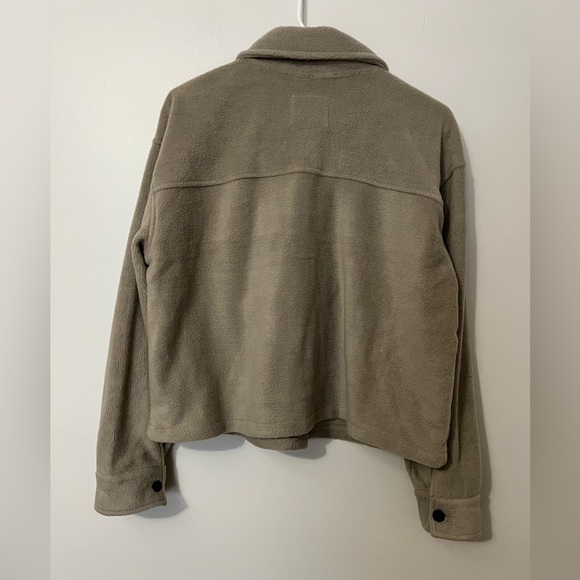 Thread & Supply Tan Fleece Cropped Jacket - Picture 5 of 6